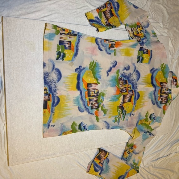 Shirt Off My Back Colorful Abstract Button-Up - Picture 6 of 8